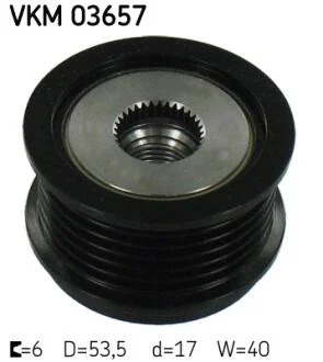 Шкив генератора SKF VKM 03657