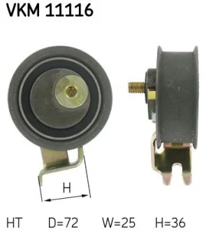 Ролик натяжний SKF VKM 11116