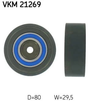 Ролик ГРМ VW Crafter/Caddy/T5 2.0TDI (паразитный) (80х29.5) SKF VKM 21269