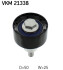 Ролик паразитний VAG A1/A3/A4/Q2/Q3/Octavia/Fabia/Rapid/Caddy/Golf/Passat/Polo "1,0-1,6 "11>> SKF VKM 21338 (фото 1)