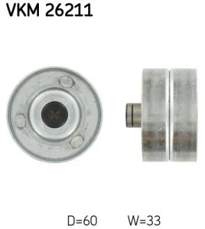 Ролик модуля натягувача ременя SKF VKM26211