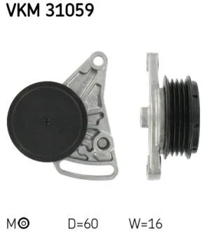 Натяжитель ремня AUDI/SKODA/VW A4/A6/Superb/Passat "1,6/2,0L "94-08 SKF VKM31059