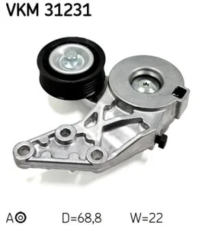 Ролик модуля натягувача ременя SKF VKM 31231