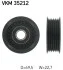 Ролик генератора Opel Vectra/Renault Espace 3.0CDTi/3.0dCi/3.0Tid 01- (паразитный) (69.5х22.7) SKF VKM 35212 (фото 2)