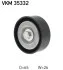 Натягувач ременя CHEVROLET/OPEL/SAAB Malibu/AstraJ/InsigniaA/9-5 "2,0D "08>> SKF VKM 35332 (фото 2)