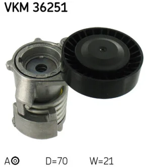 Натяжитель ремня генератора Ford Kuga/Volvo C70 2.5 06- (70x21) SKF VKM 36251