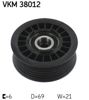 Обводной ролик SKF VKM 38012