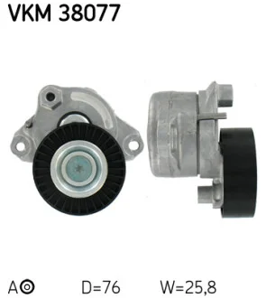 Натяжник ременя генератора MB C-class (W204)/E-class (W211/W212) 05- M272 (76x26) SKF VKM 38077