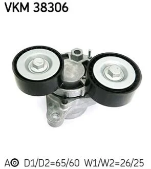 Ролик натяжний SKF VKM 38306