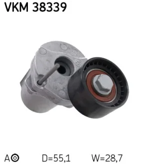 Натягувач ременя BMW 2(E92)/5(F07,10,11)/7(F01-04)/X1(E84)/X5(E70)/X6(E71,72) "2,0-3,0D "03-16 SKF VKM 38339