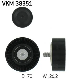 Ролик модуля натягувача ременя SKF VKM38351