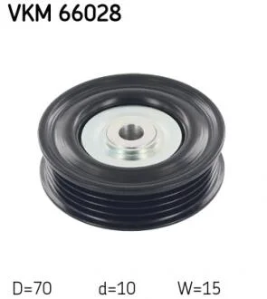 Ролик модуля натягувача ременя SKF VKM 66028