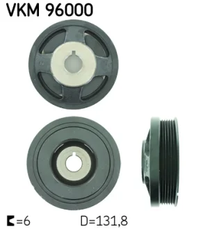 Ременний шкив, коленчатий вал SKF VKM 96000