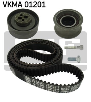 Ремень ГРМ, комплект (ролики + ремень) SKF VKMA 01201 (фото 1)