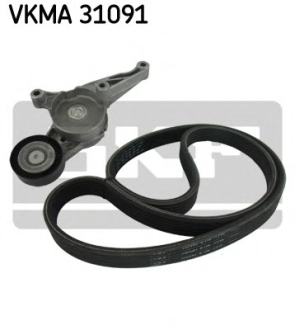 Комплект дорожного ремня SKF VKMA 31091