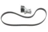 Комплект ремня генератора Audi A2/Seat Ibiza/Skoda Fabia/VW Golf/Polo 1.4/1.6/1.6FSI 97-15 (6PK1076) SKF VKMA 31216 (фото 1)