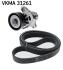 SKF AUDI К-кт ГРМ натяжний пристрій + ремінь A1 (8X1, 8XK) 1.4 TFSI 14-18, SEAT IBIZA IV ST (6J8, 6P8) 1.4 TSI 13-15 VKMA 31261