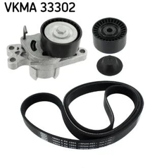 Комплект (ремень+ролики)) SKF VKMA 33302