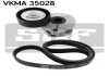 Комплект дорожных поясов SKF VKMA35028 (фото 1)