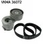Комплект ременя генератора Renault Megane/Scenic 1.9 dCi/2.0 16V 03- (7PK1127) SKF VKMA 36072