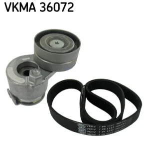Комплект ременя генератора Renault Megane/Scenic 1.9 dCi/2.0 16V 03- (7PK1127) SKF VKMA 36072