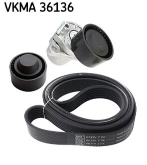 Роликовий модуль натягувача ременя (ролик, ремінь) SKF VKMA 36136