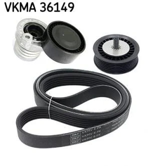 Комплект ременів поліклинових (Вир-во) SKF VKMA 36149
