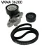 Комплект ременя генератора Renault Kangoo 1.4-2.0 97- (5PK1747) SKF VKMA 36200 (фото 2)