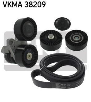 Комплект (ремень+ролики)) SKF VKMA 38209