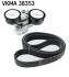 SKF BMW К-кт ГРМ (натяжний ролик + ремінь) 3 (E90) 316 d 09-11 VKMA 38353