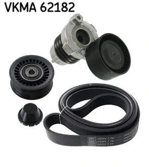 Роликовий модуль натягувача ременя (ролик, ремінь) SKF VKMA 62182