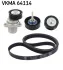 Комплект ременя генератора Mazda 6 1.8-2.0 07-13 (6PK2240) SKF VKMA 64114