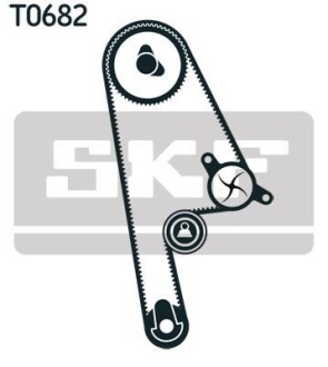 Комплект ГРМ (ремінь + ролик) SKF VKMA93615