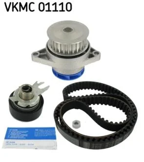 К-кт ГРМ (помпа+ремінь+ ролик натягу) VW SEAT SKODA SKF VKMC 01110