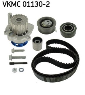 Комплект ГРМ, пас+ролик+помпа SKF VKMC 01130-2