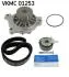 Комплект (ремень+ролик+насос) SKF VKMC 01253