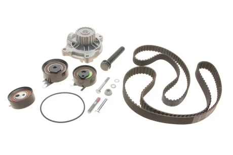 Комплект ГРМ + ТНВД + помпа VW LT 2.5SDI/VW T4 2.5 TDI 96-06 (26.5x122z/21x81z) (3 ролика+2 ремня) SKF VKMC 01258-1
