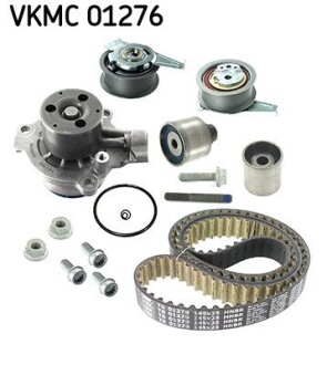 Комплект ГРМ, пас+ролик+помпа SKF VKMC01276