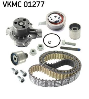 Комплект ГРМ, пас+ролик+помпа SKF VKMC 01277