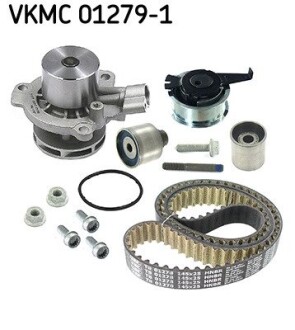 Комплект ГРМ, пас+ролик+помпа SKF VKMC 01279-1