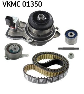 Комплект ГРМ, пас+ролик+помпа SKF VKMC01350