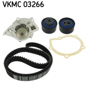 Комплект ГРМ, пас+ролик+помпа SKF VKMC03266 (фото 1)