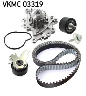 Комплект ГРМ, пас+ролик+помпа SKF VKMC03319