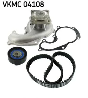 Комплект ГРМ, пас+ролик+помпа SKF VKMC 04108