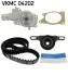 Комплект ГРМ, пас+ролик+помпа SKF VKMC04202
