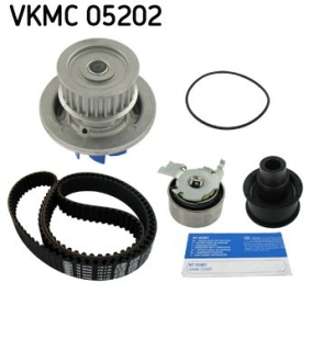 Комплект ГРМ, пас+ролик+помпа SKF VKMC05202 (фото 1)