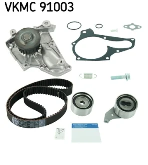 Комплект ГРМ (ремінь + ролик + помпа) SKF VKMC 91003