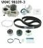 Комплект (ремень+ролик+насос) SKF VKMC 98109-3 (фото 1)