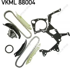 Комплект ланцюга ГРМ BMW 3 (E46/E91)/5 (E60) 2.0D-3.0D M47/M57 01-13 (66/74 ланок) (симплекс) SKF VKML 88004