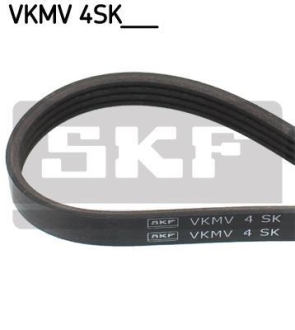 Ремінь П-клиновий 4PK924 (Elastic) FIAT Multipla 1,6 -10 SKF VKMV 4SK924 (фото 1)